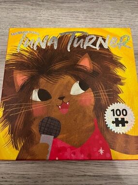 Mudpuppy 100-piece “Tuna Turner” Cat Art Puzzle (new in box)
